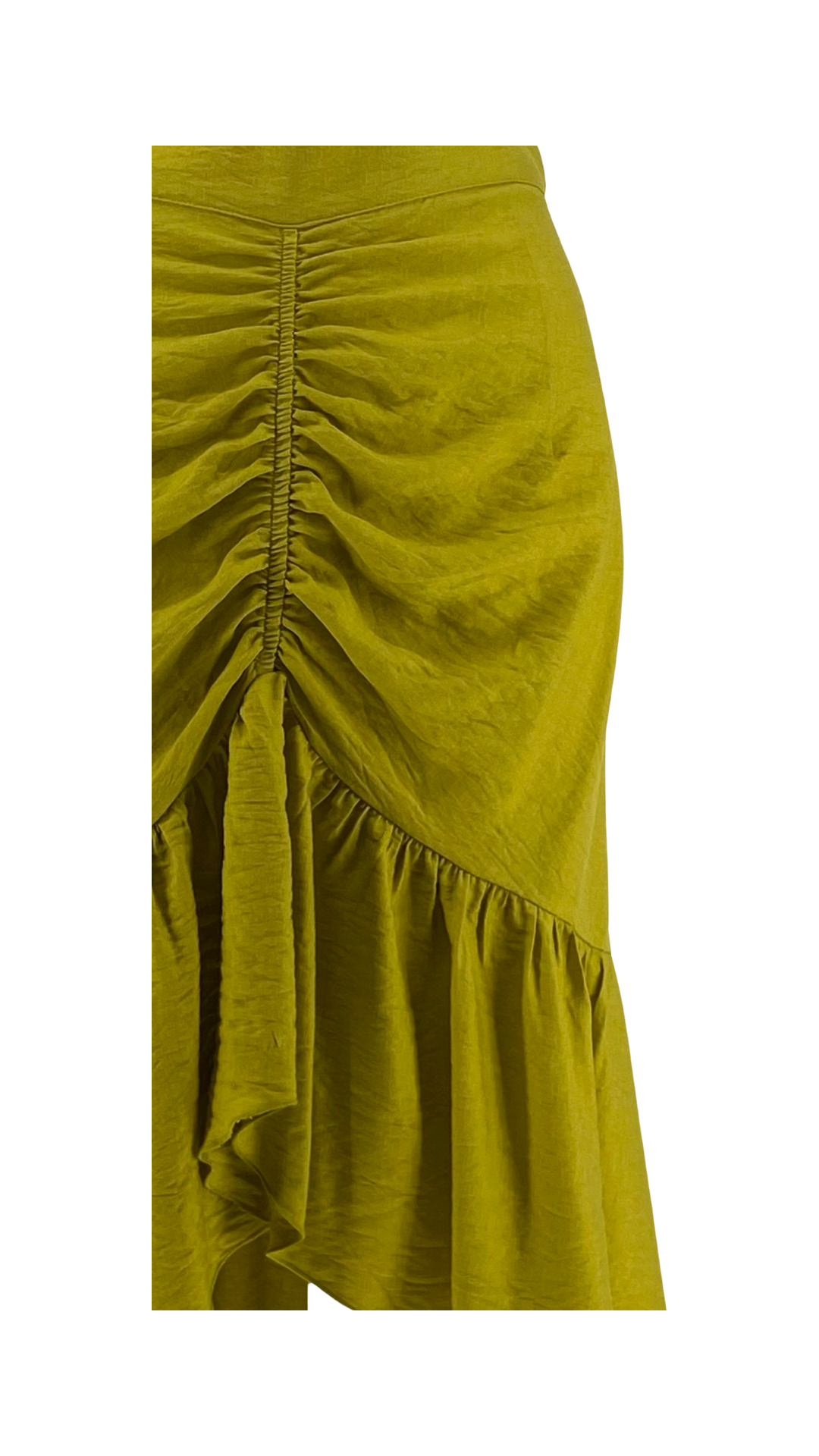 Asymmetrical Skirt with Ruffles