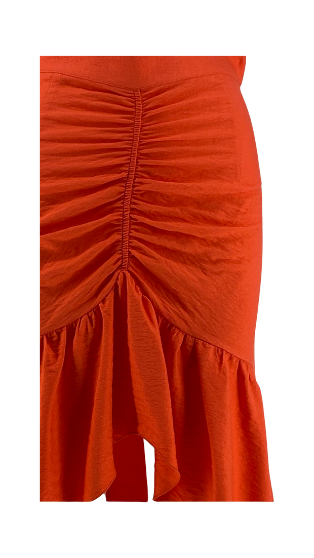 Ασύμμετρη Φούστα με Βολάν