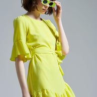Short Ruffle Dress