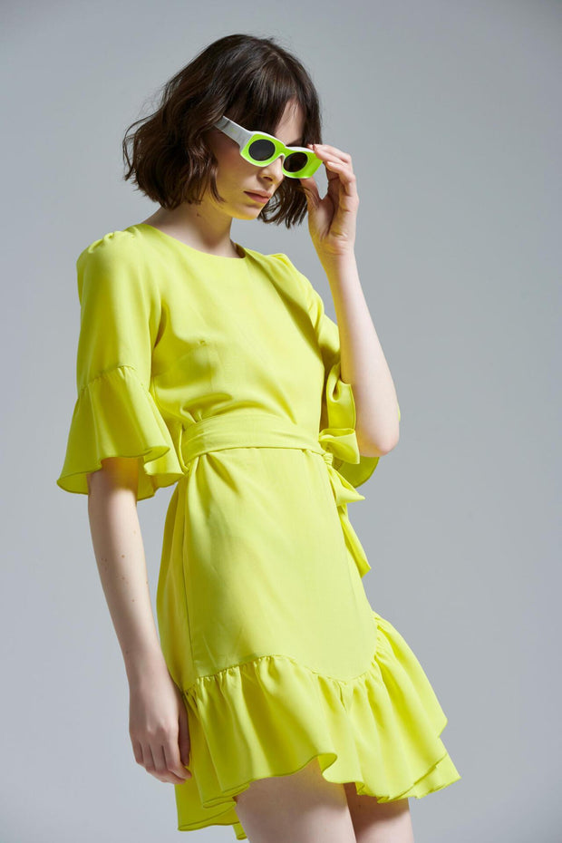 Short Ruffle Dress