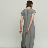 Long Dress with Neckline