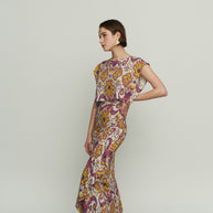 Φούστα με Βολάν στο Πλάι