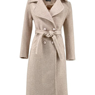 Παλτό μπουκλέ σταυρωτό