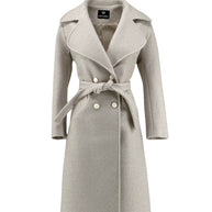 Παλτό μπουκλέ σταυρωτό