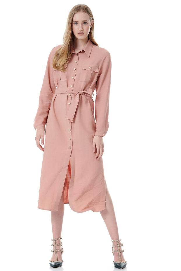 Linen Shirt Dress