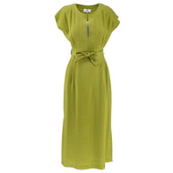 Midi Dress with Belt