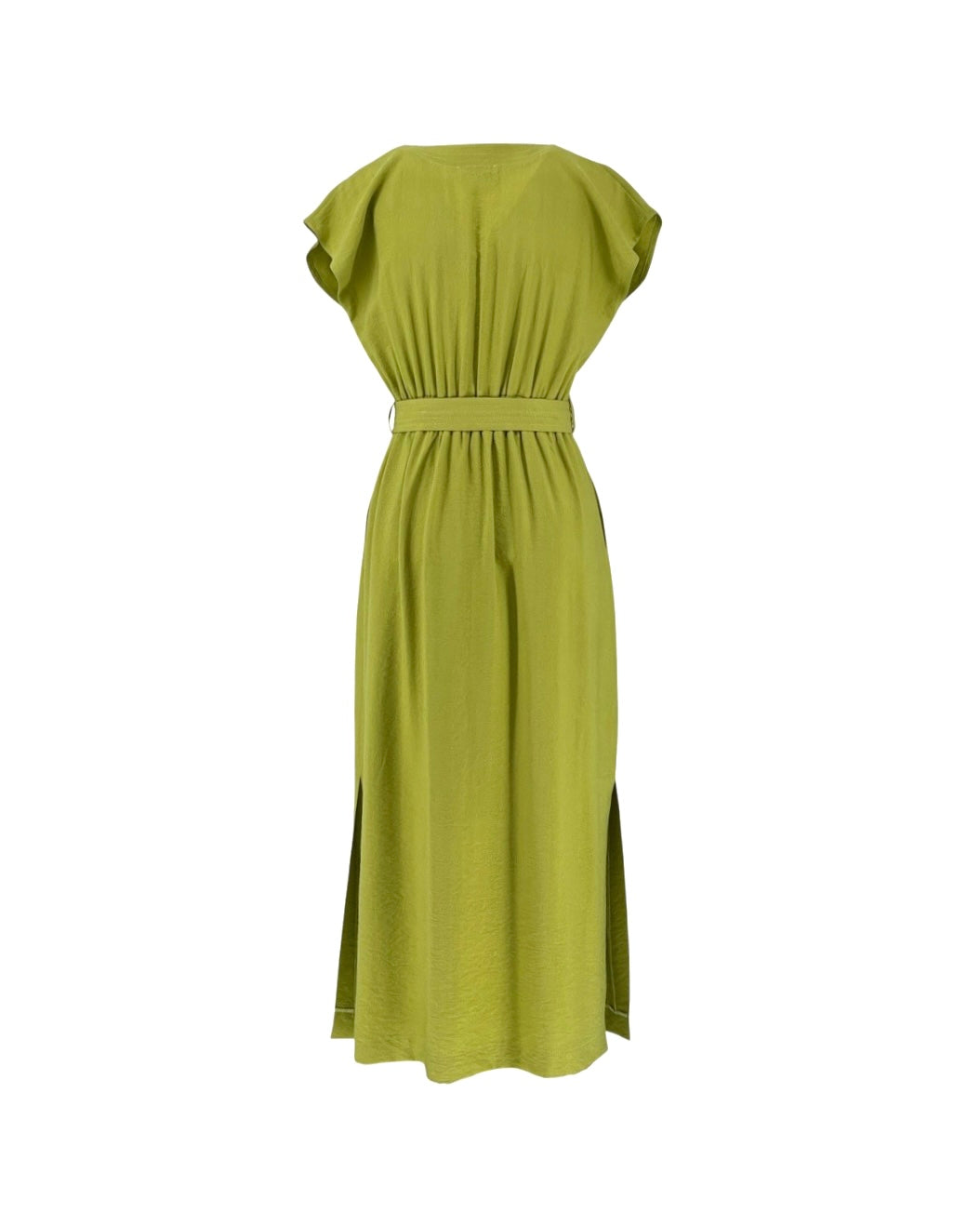 Midi Dress with Belt