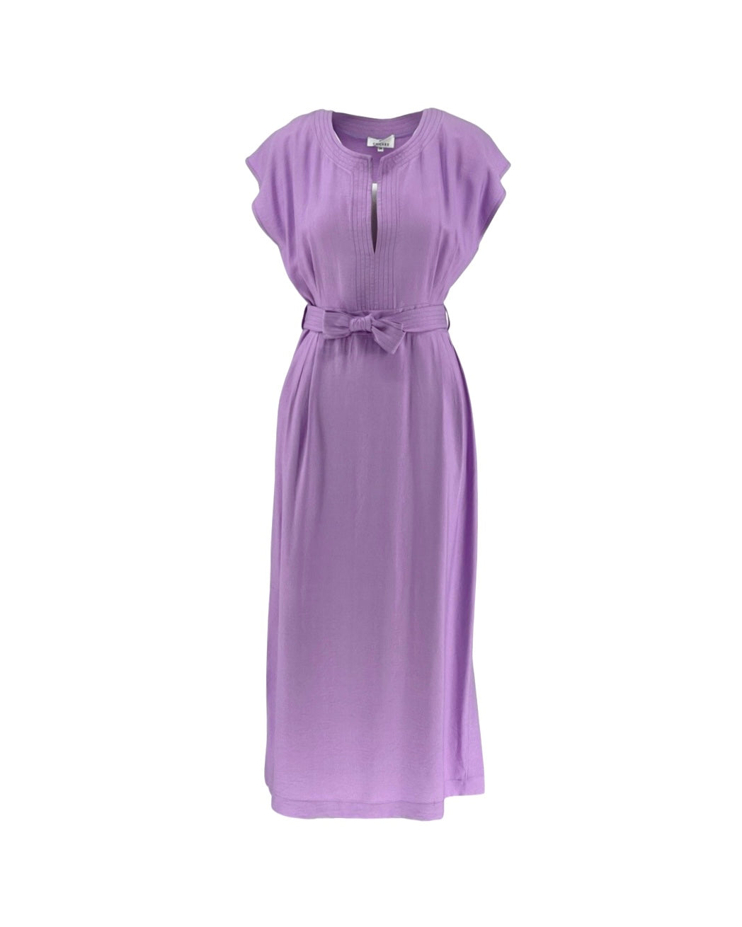 Midi Dress with Belt