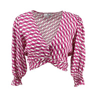 Patterned Crop Top