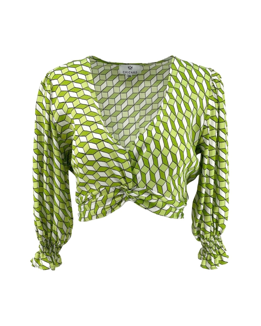 Patterned Crop Top