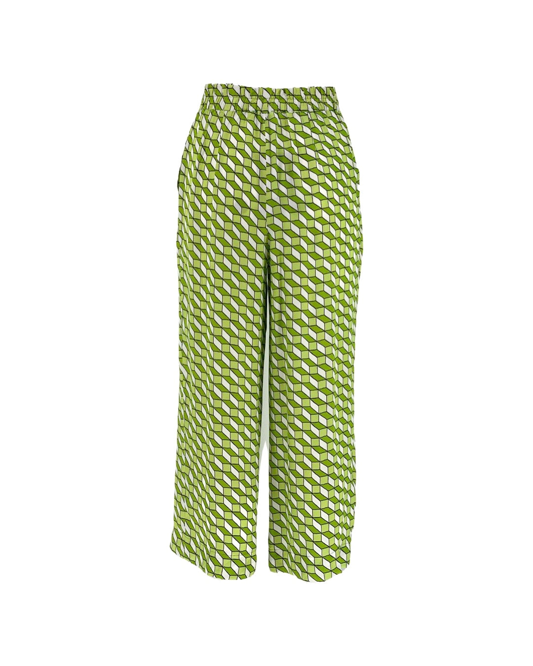 Patterned Cropped Pants
