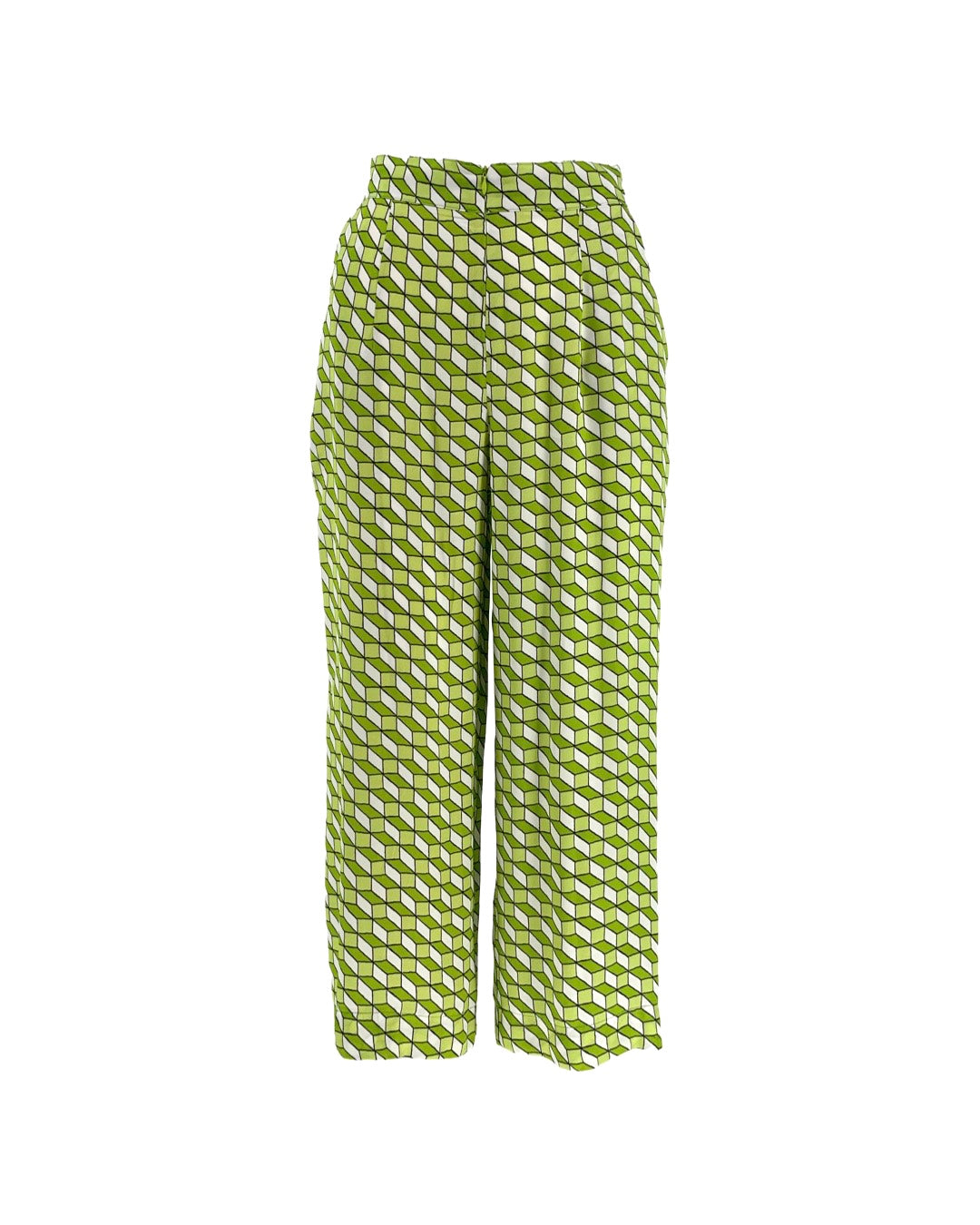 Patterned Cropped Pants