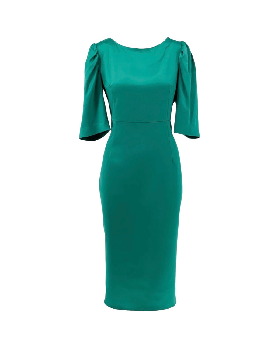 Satin Midi Dress