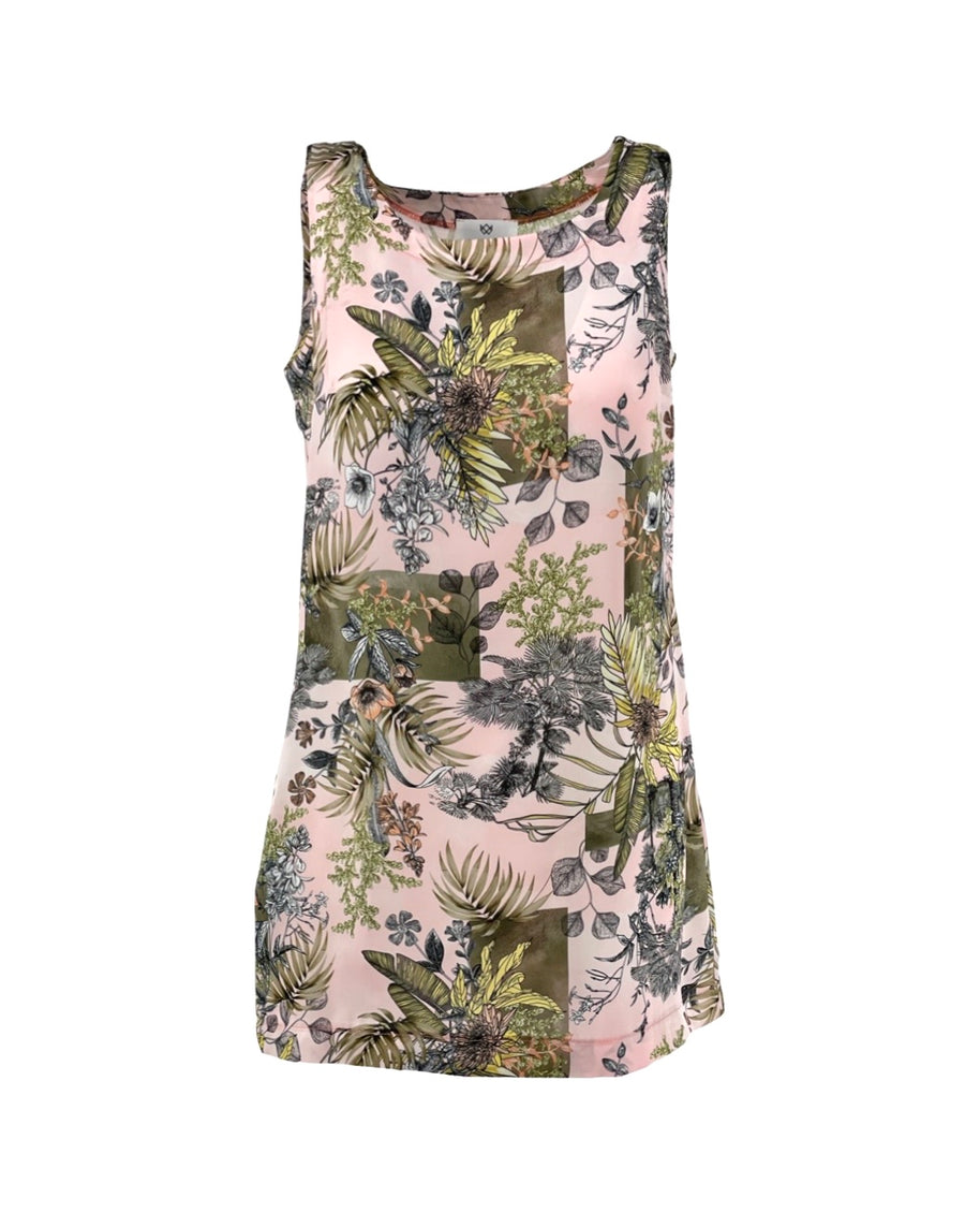 Patterned Satin Blouse