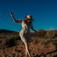 Short Dress with Ruffles