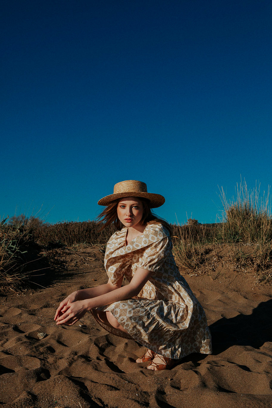 Short Dress with Ruffles