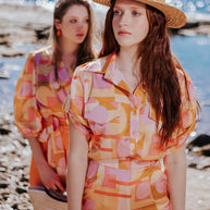 Printed Satin Shirt
