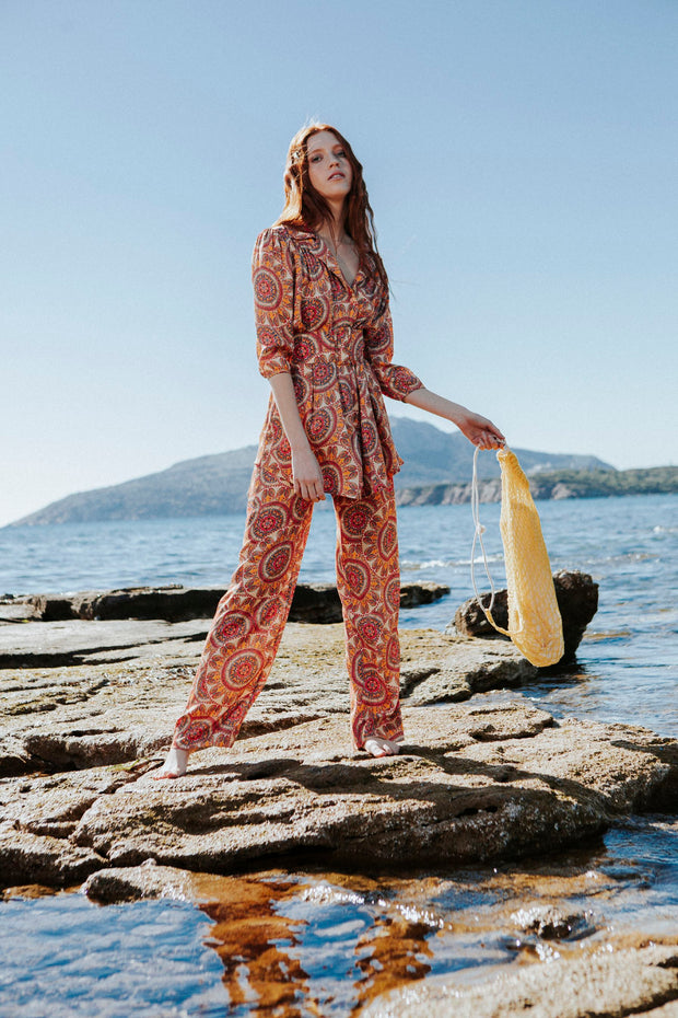 Πουκαμίσα Εμπριμέ Μακρυά