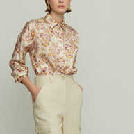 Floral Silk Shirt