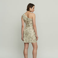 Floral One-Shoulder Dress