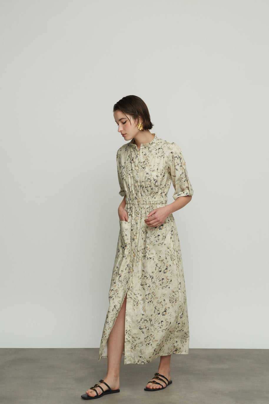 Floral Dress with Pockets