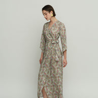 Floral Dress with Side Bow