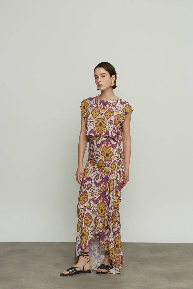 Skirt with Ruffles on the Side