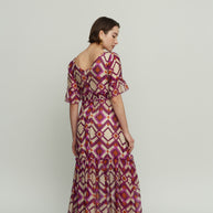 Silk Printed Dress