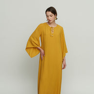 Long Dress with Wide Sleeves