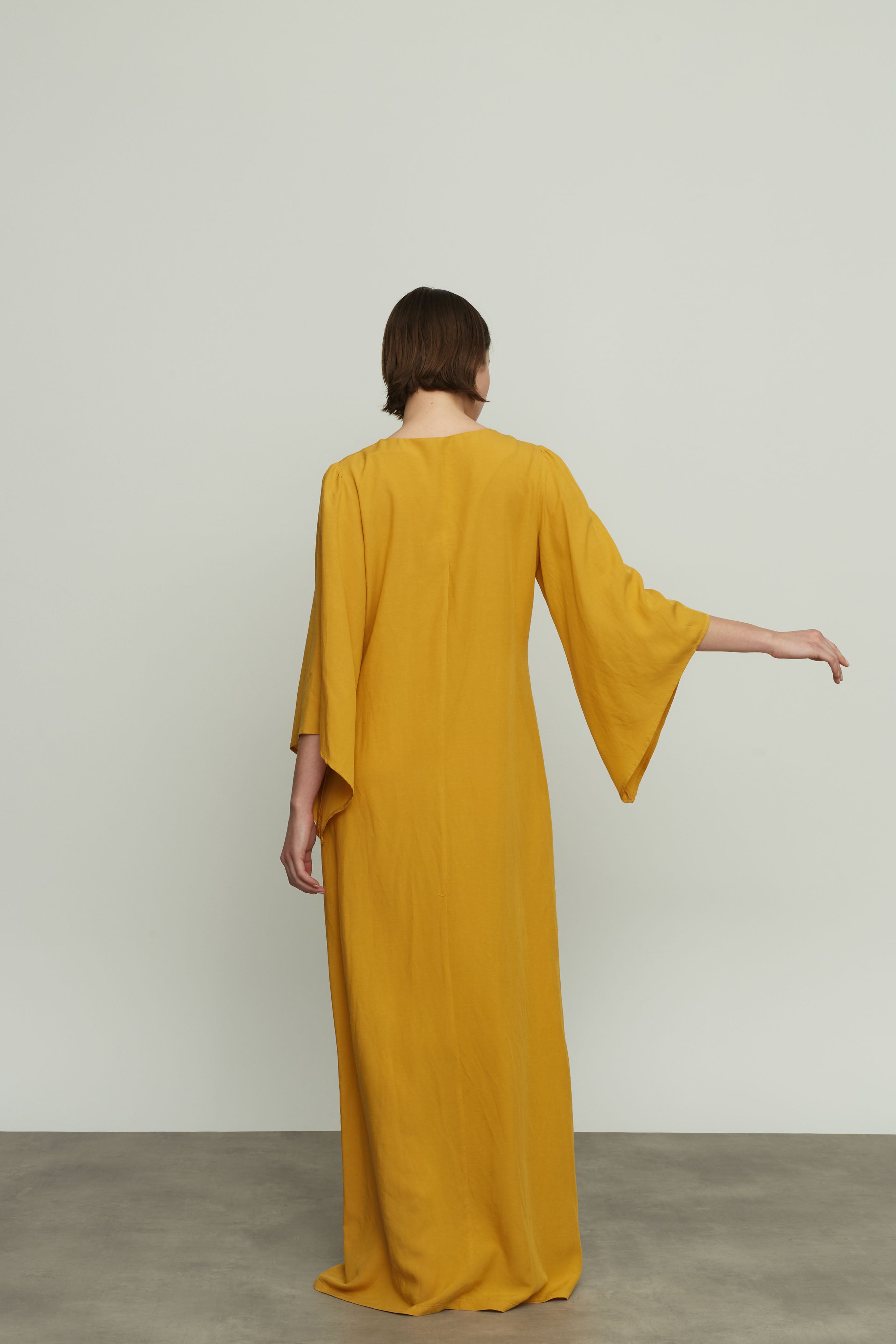 Long Dress with Wide Sleeves