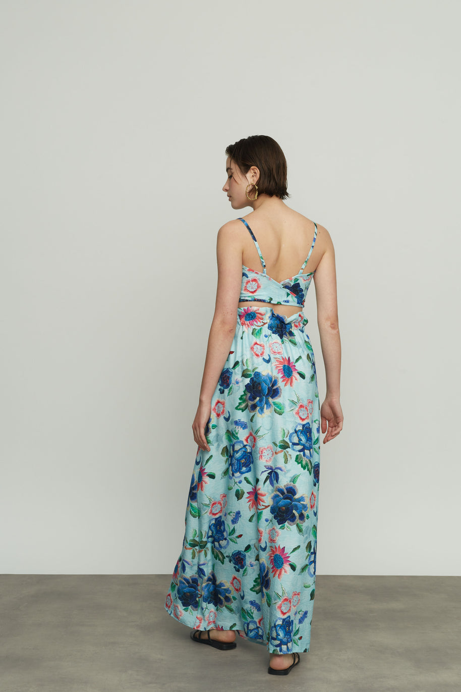 Long Skirt with Flowers