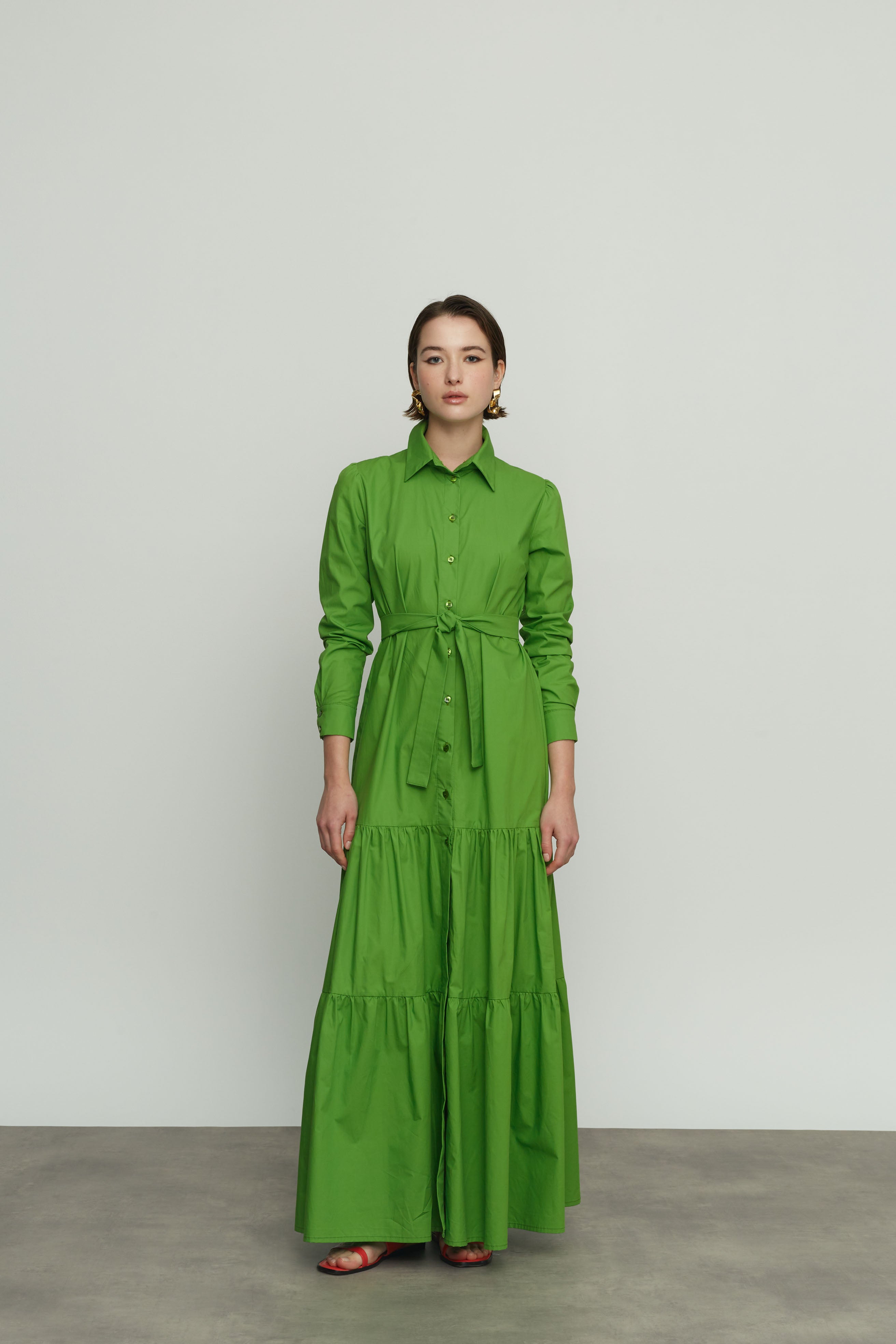 Long Dress with Ruffles