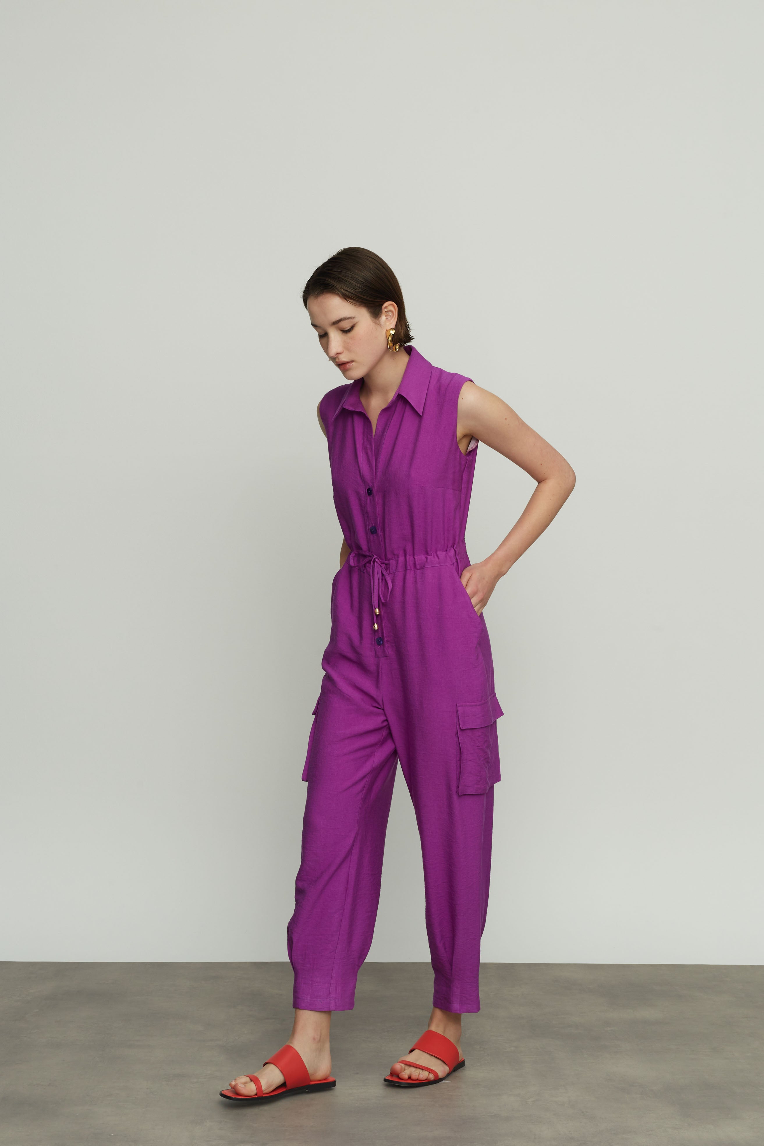Jumpsuit with Buttons