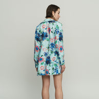Long Jacket with Flowers