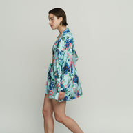 Long Jacket with Flowers